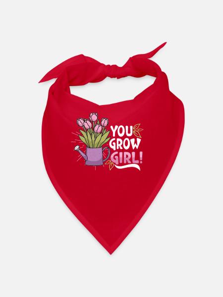 Gardening Plants Gardener Plantation Nature Gift - Bandana - red - Front