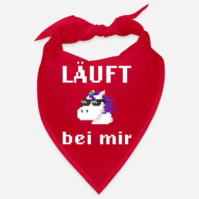 Läuft bei mir Pixelart mit Einhorn Bandana