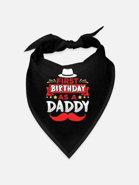 First birthday as daddy daddy party - Bandana - red - Front