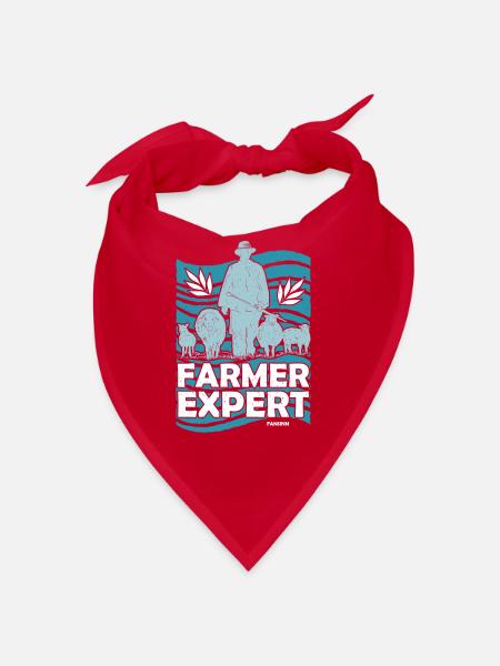 Farmer Expert - Bandana - Rot - Vorne