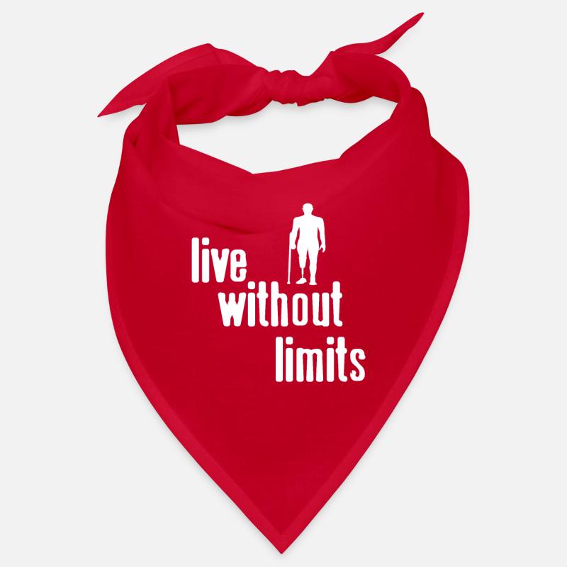Live Without Limits T-shirt de prothèse géniale Bandana