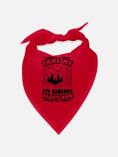 Canada - Bandana - Rot - Vorne