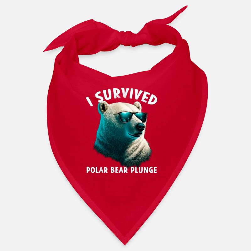 I Survived Polar Bear Plunge Bandana