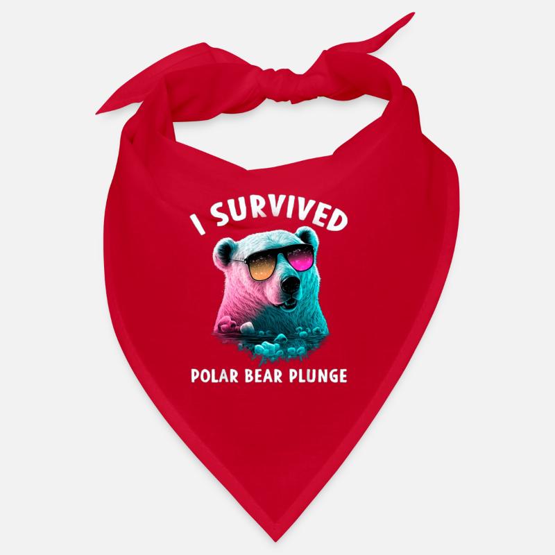 I Survived Polar Bear Plunge Bandana