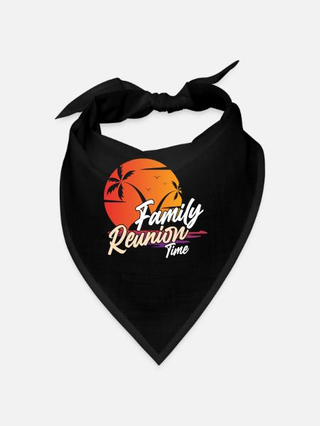 Family Reunion Team Family Süß - Bandana - black - Front