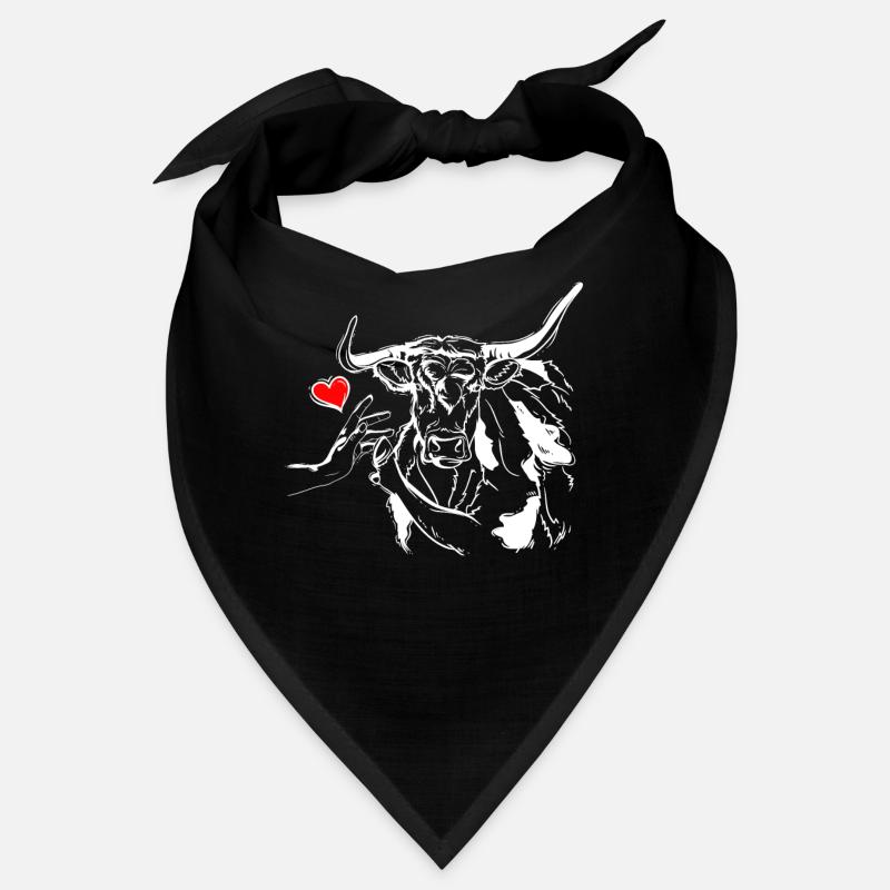 Kuh Liebe Rinder High Five Bandana