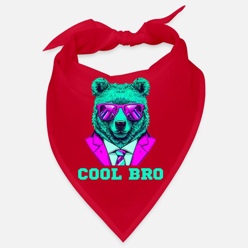 Cool Bro Bear Bandana