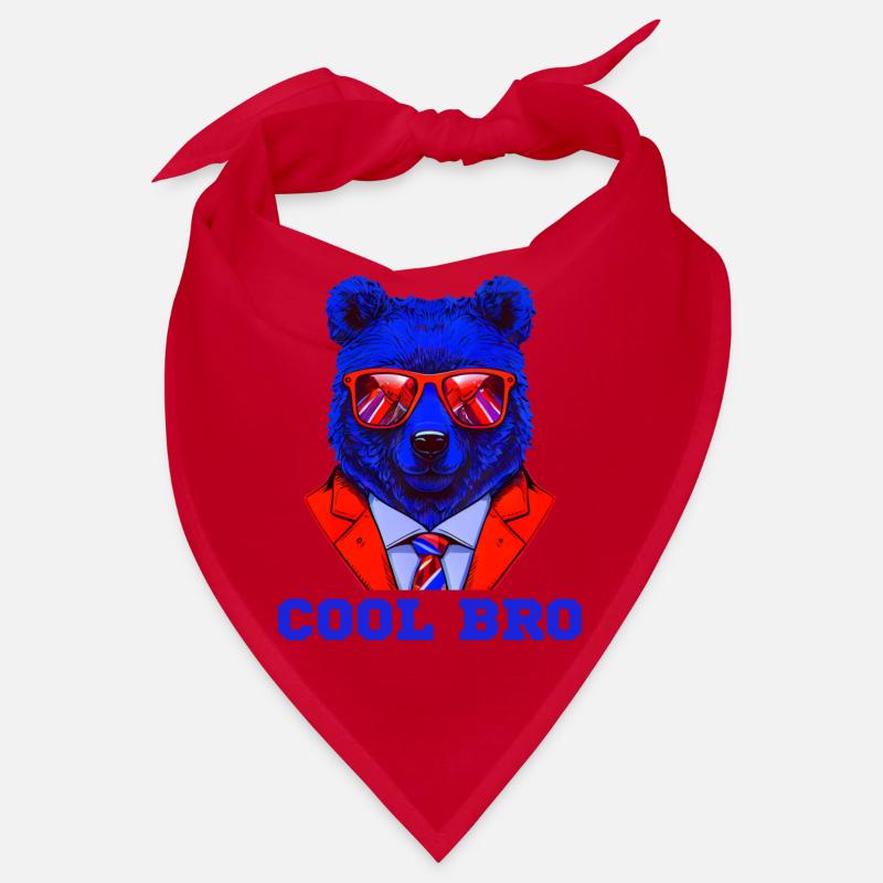 Cool Bro Bear Bandana