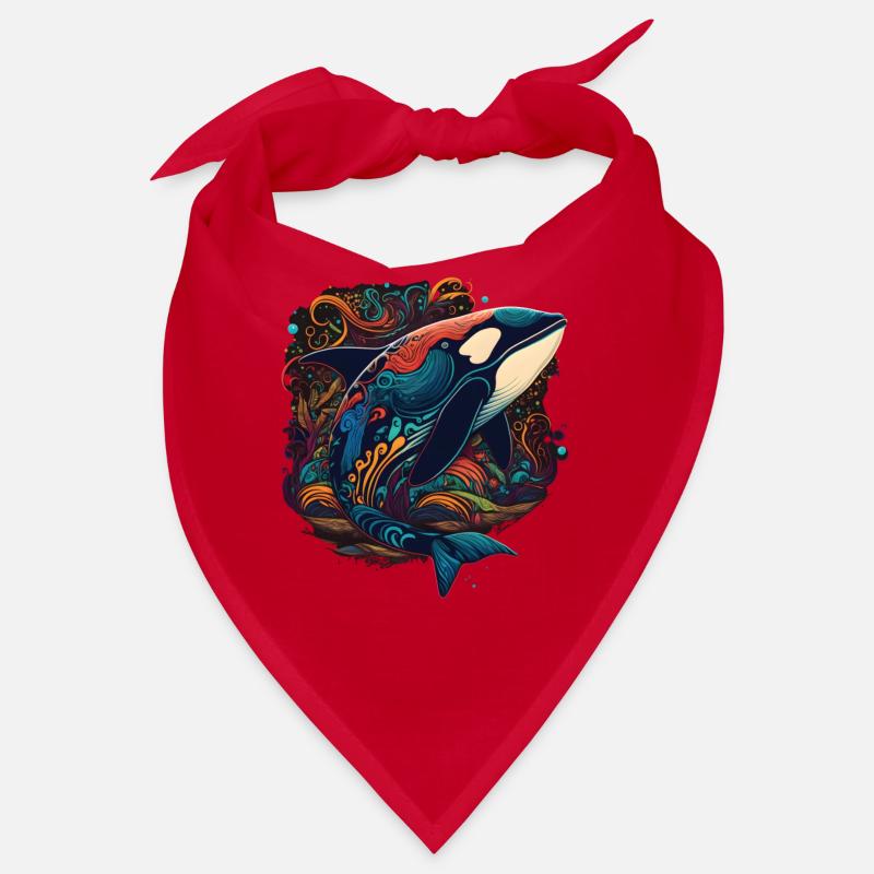 Observation colorée des orques Observation des orques Bandana