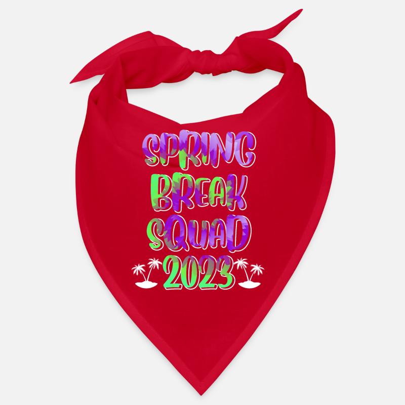 Spring Break Squad Summer Holidays Spring Break Bandana