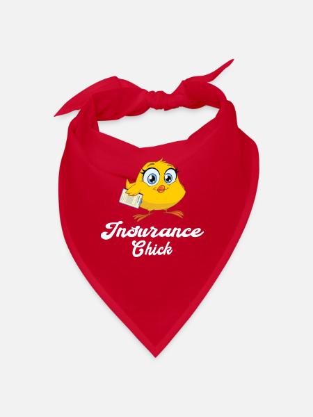 Funny Insurance Sales Representative - Bandana - red - Front