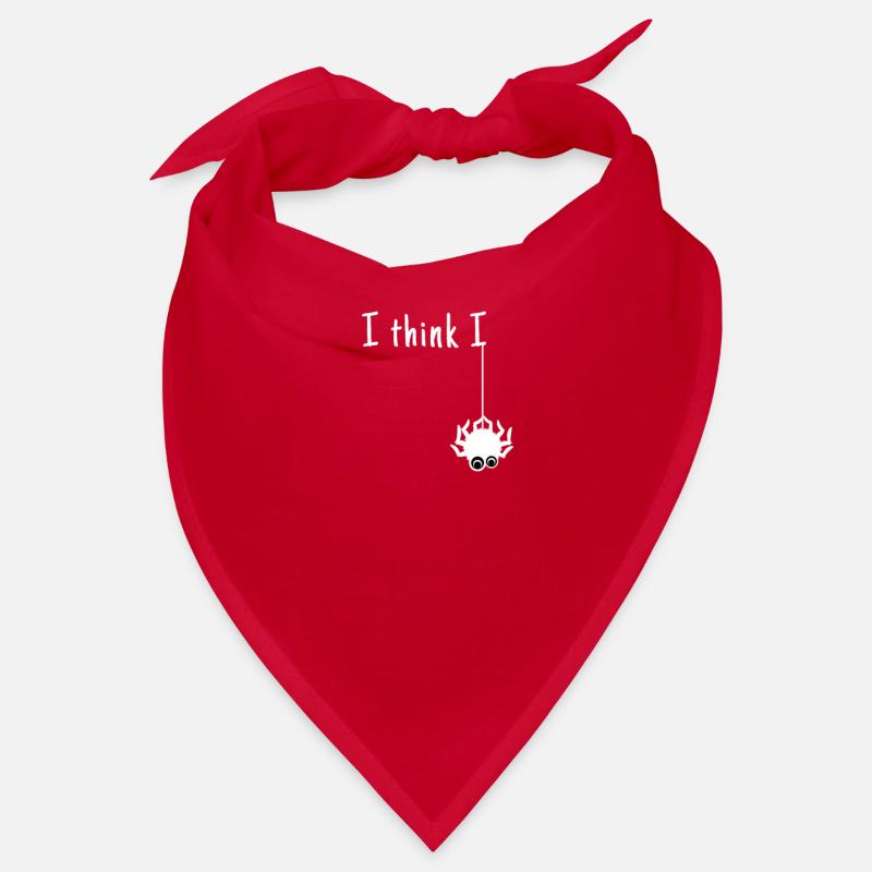Denglisch Redewendung Spruch I Think I Spider Bandana