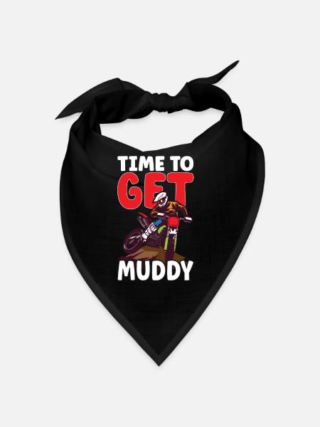 Dirt Bike Dirt Bike Riding Motocross Dirt Biking - Bandana - rouge - Devant