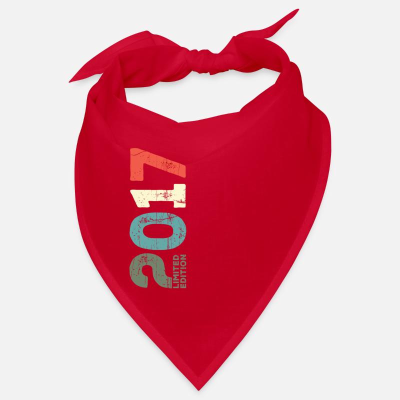 Depuis 2017 Année 2017 Rétro 2017 Millésime 2017 Bandana