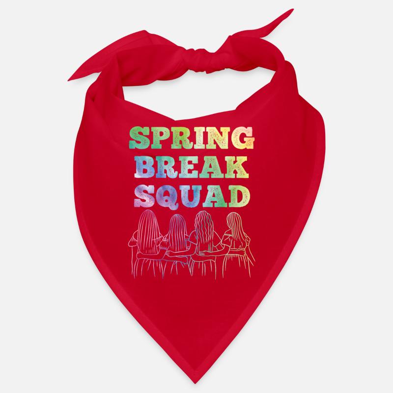 Spring Break Squad Summer Holidays Spring Break Bandana