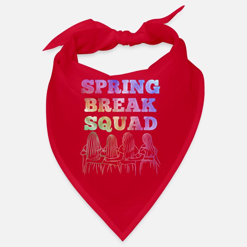 Spring Break Squad Summer Holidays Spring Break Bandana