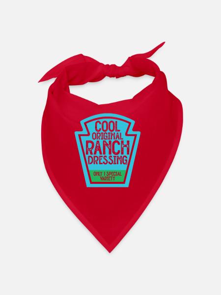 Ranch -Dressing -Ranch -Salatdressing - Bandana - Rot - Vorne