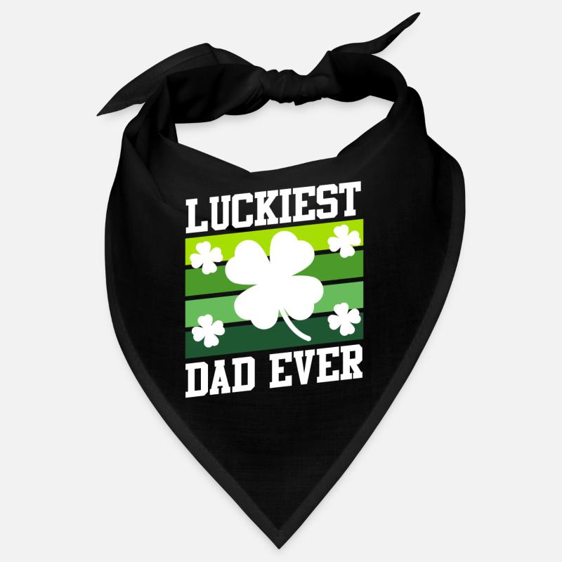 Le père le plus chanceux de tous les temps Clover Saint-Patrick Bandana