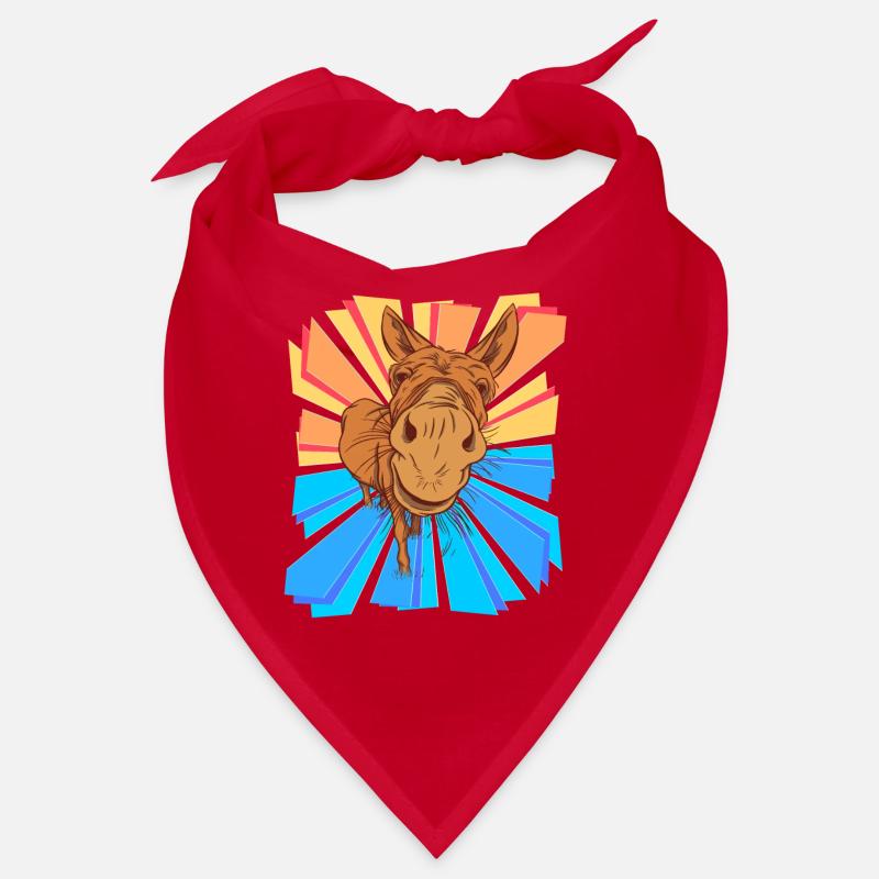 Esel Geschenk Huftiere Muli Pferd Pony Kinder Kind Bandana