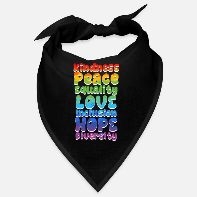 Inclusion Acceptation Gentillesse Solidarité Bandana