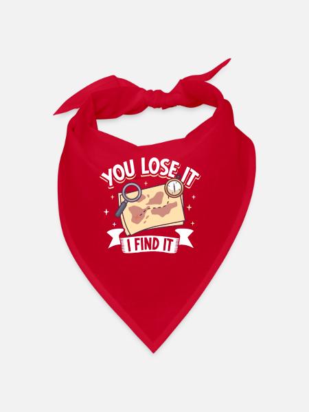 Oak Island / Treasure Hunting Oak Island Mystery - Bandana - Rot - Vorne