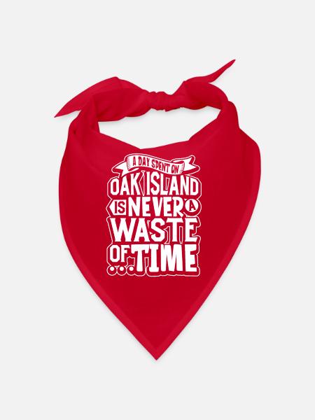 Oak Island / Treasure Hunting Oak Island Mystery - Bandana - Rot - Vorne
