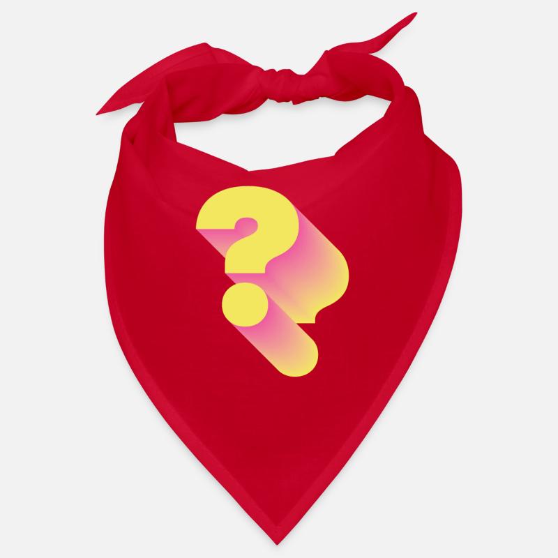 Retro Question Mark Punctuation Bandana