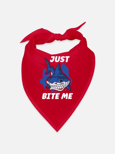Shark Ocean Predator Scuba Diver Plongée sous-marine - Bandana - rouge - Devant