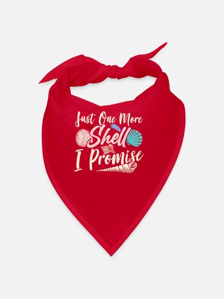 Only one more mussel promised Collect mussels - Bandana - red - Front