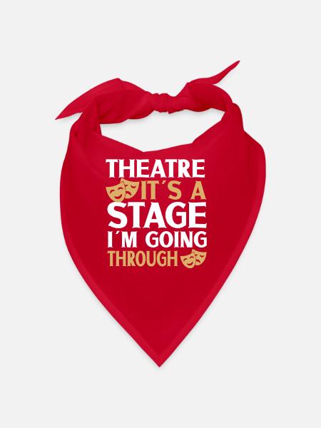 Drama teacher Drama teacher - Bandana - red - Front