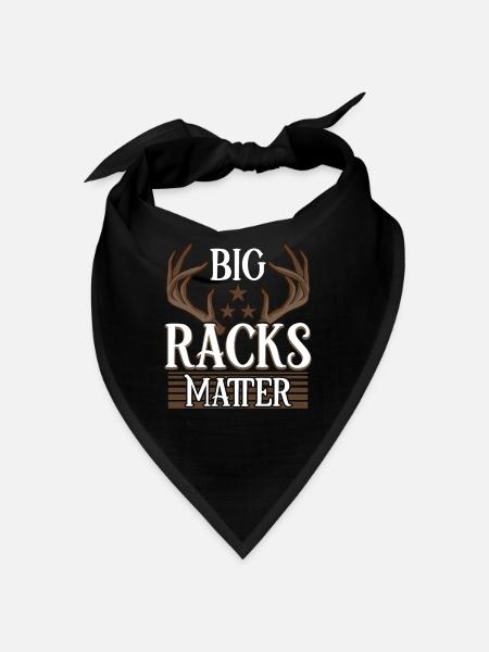 Hirschjagd Hirschjäger Jagdsaison Bockjagd - Bandana - Schwarz - Vorne