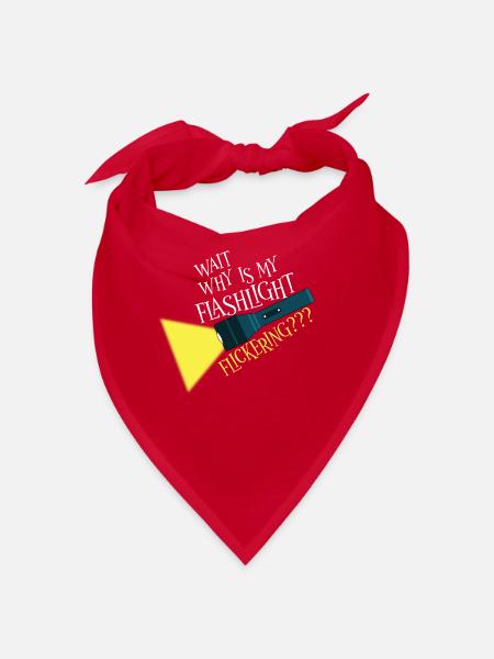 Paranormal Forschungshalloween Ghost Hunter - Bandana - Rot - Vorne