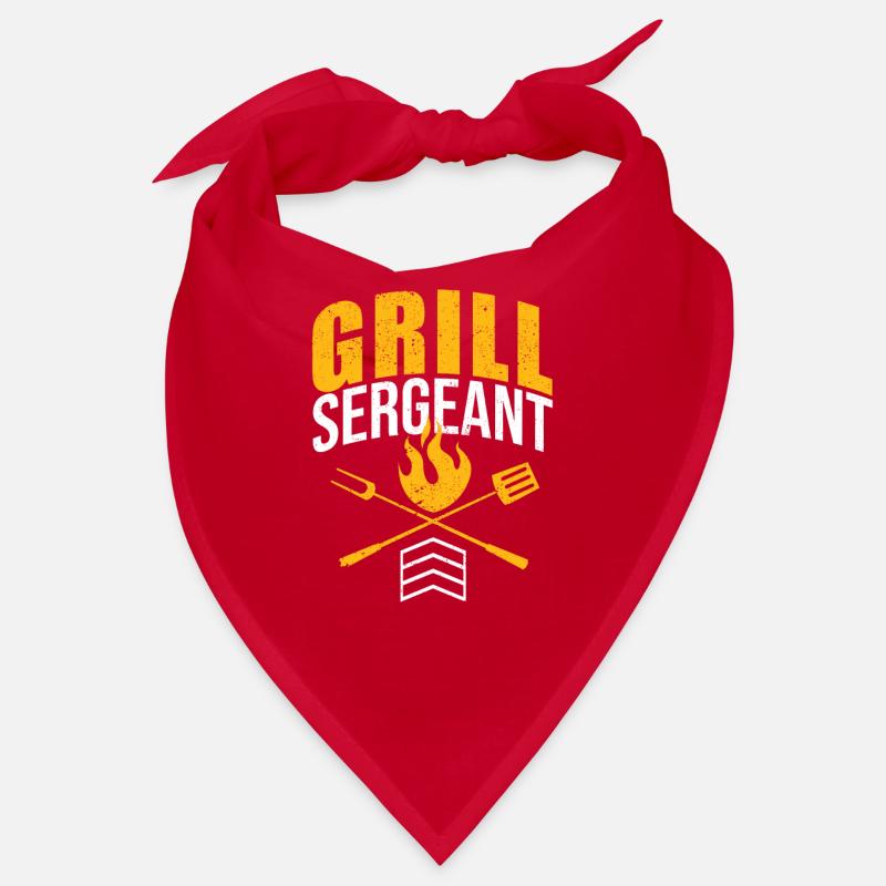 Grill Sergeant Funny BBQ Grill Meat Lovers Bandana