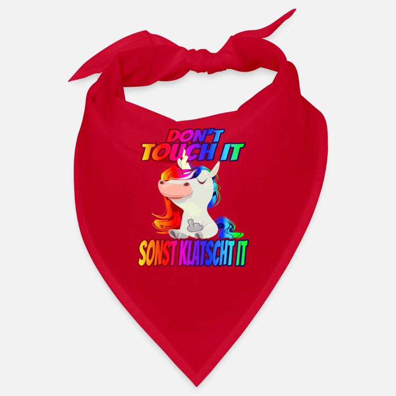 Don't Touch it otherwise Claps it - Rainbow Bandana