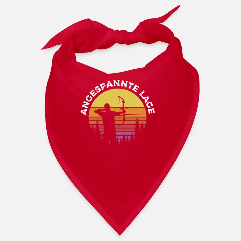 Bogenschießen Bogenschütze Angespannte Lage Bandana