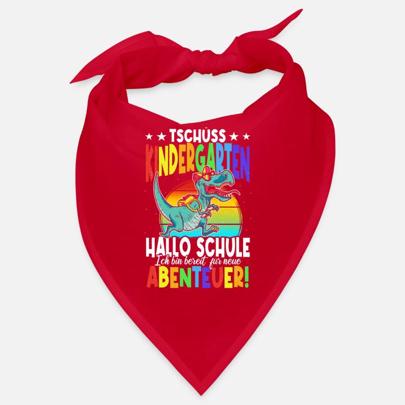 Dinosaurier Schulkind Einschulung Schulstart Bandana