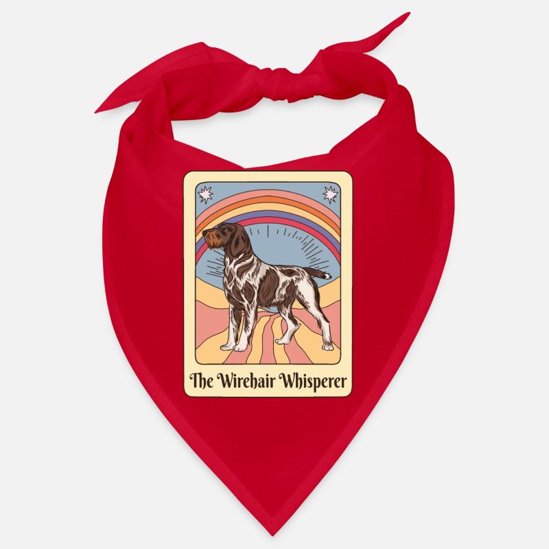 German Wirehaired Pointer Hunting Dog GWP Whispere Bandana
