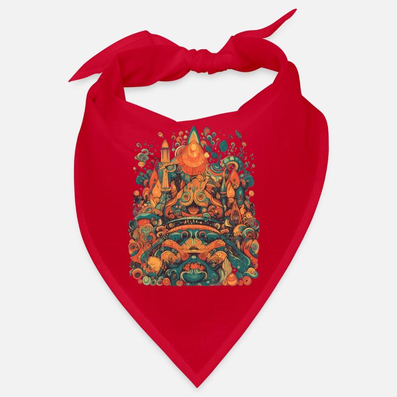 Design Psychedelic Illustration Magic Bandana