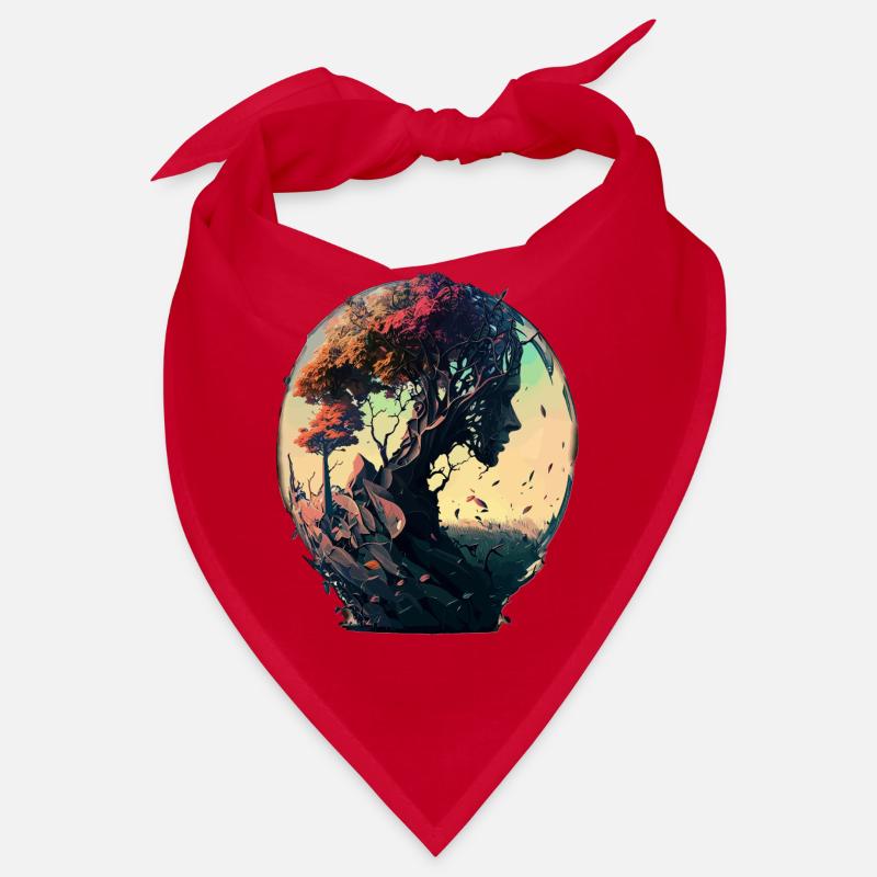 Nature Spiritual Tree Abstract Ingenious Design Bandana