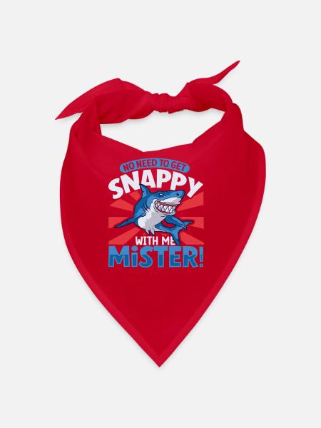 Shark Ocean Predator Plongée sous-marine - Bandana - rouge - Devant