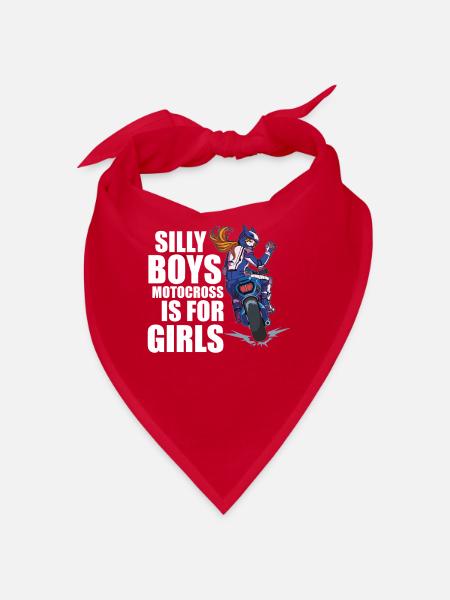 Dirt Bike Dirt Bike Riding Motocross Dirt Biking - Bandana - rouge - Devant