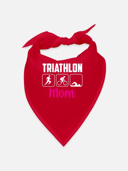 Triathlon Mama Triathlons Triathlete Triathlete - Bandana - red - Front