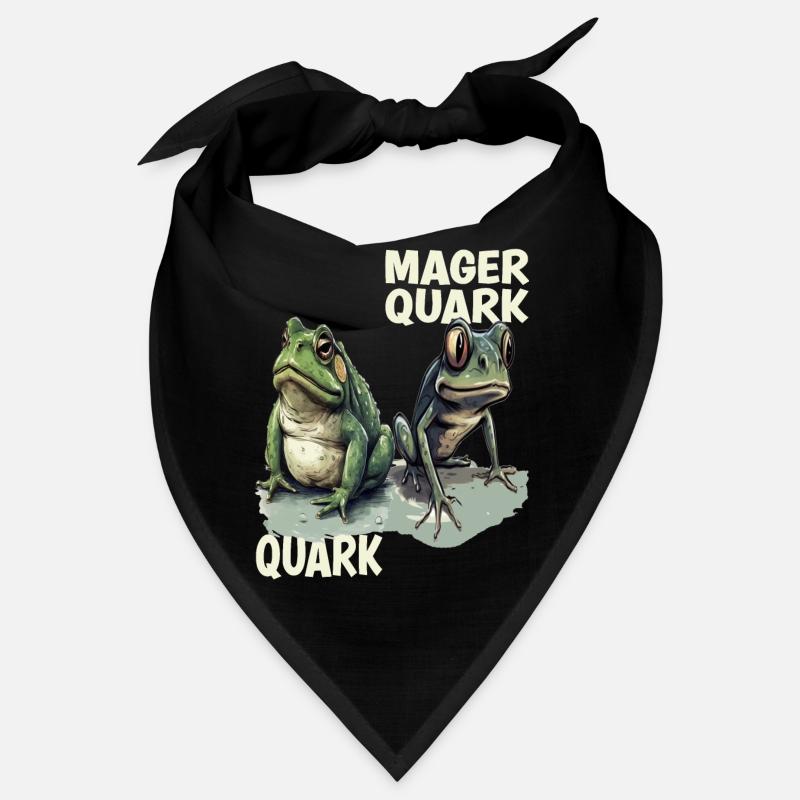 frog tadpole curd curd diet low-fat quark pun Bandana