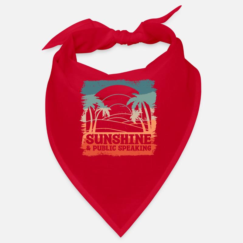Sunshine & Public Speaking Speech Speaker Bandana
