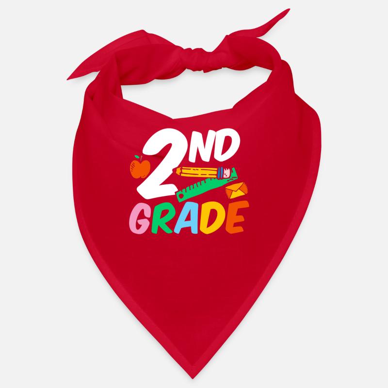 Second Grade Second Grader Teacher Student School Bandana