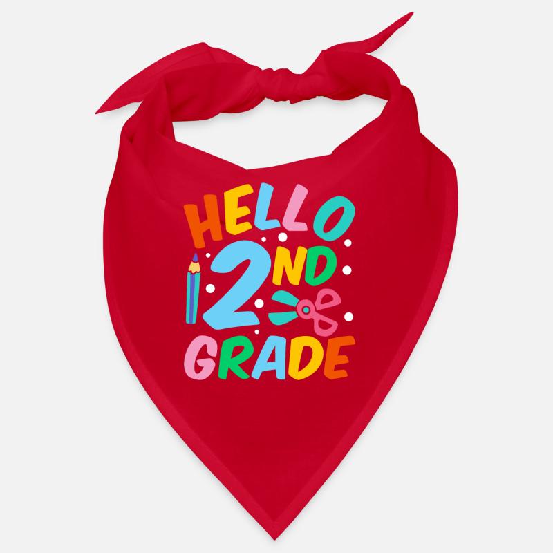 Hello 2nd Grade Second Grade Second Grader Bandana