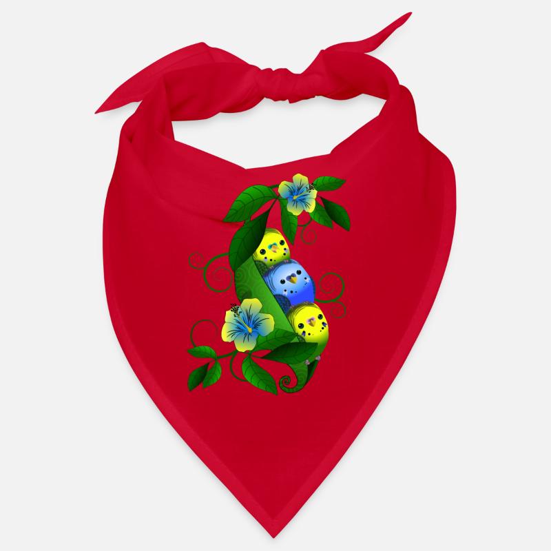 Perruche dans le pois Bandana