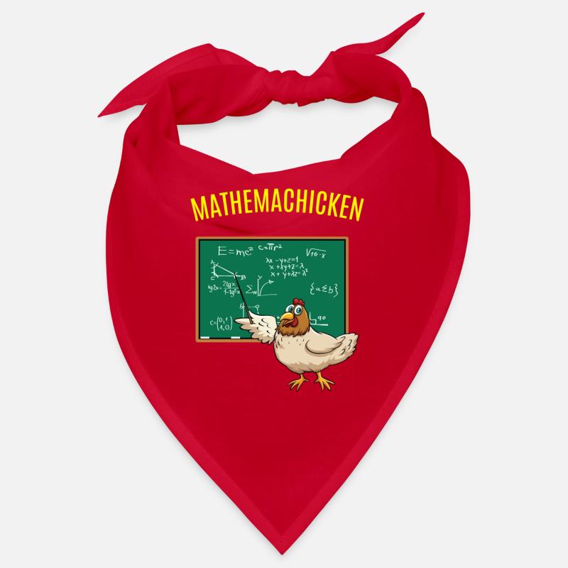 Math Math Math Poulet Math - Bandana - rouge