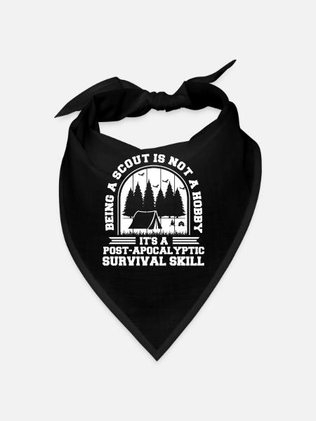 Scout - Bandana - black - Front