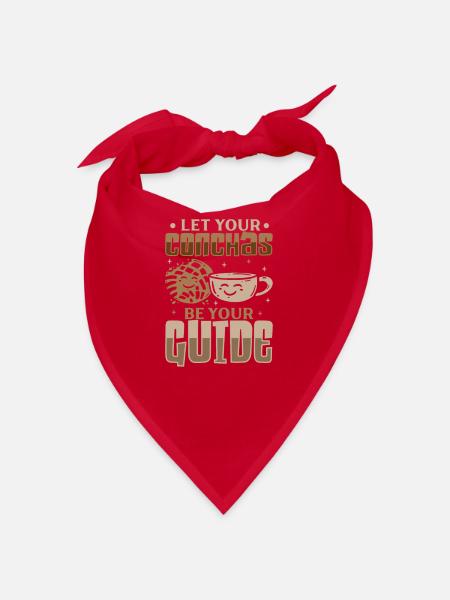 Spanischer Humor Conchas Mexikanisches Brot - Bandana - Rot - Vorne